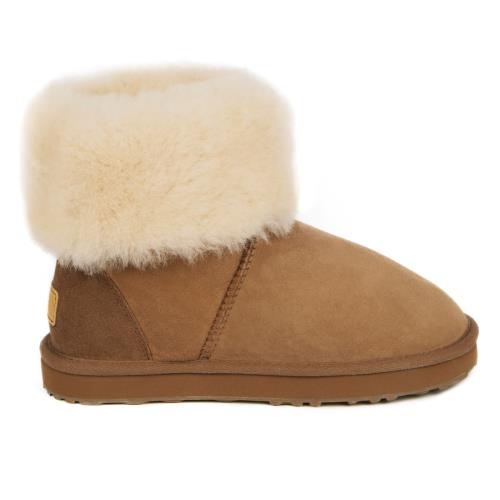 Ladies Cornwall Sheepskin Boots Chestnut Extra Image 1